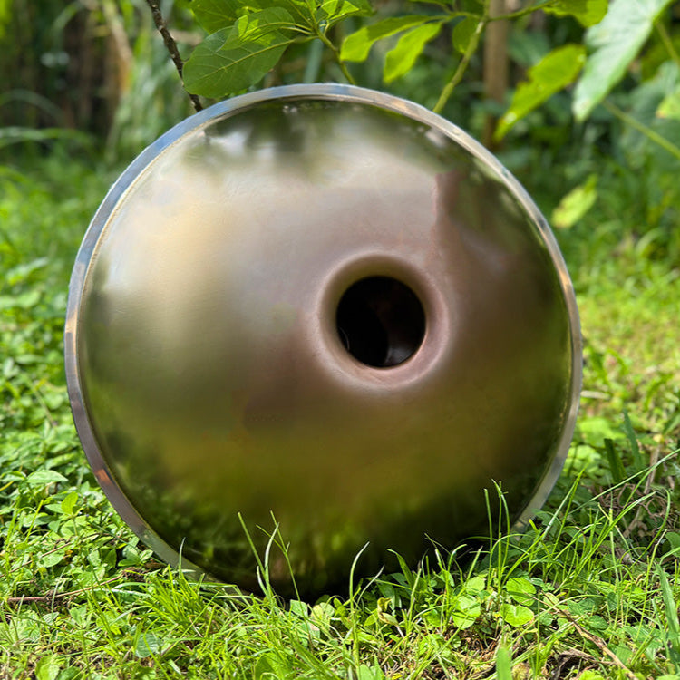 LIDAH® Stainless Handpan producing crisp, sustained resonance