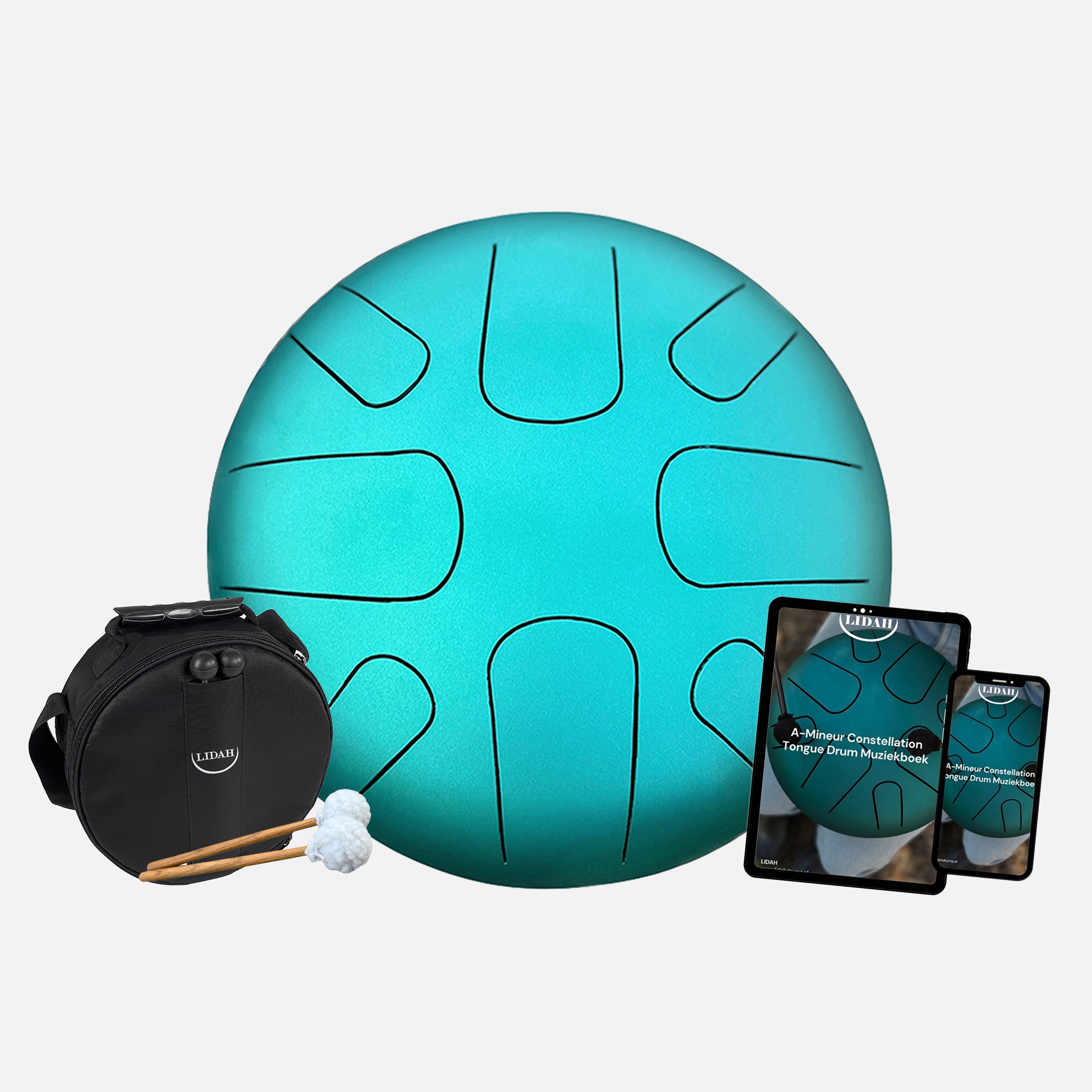 LIDAH® Constellation Series Steel Tongue Drum Bundle