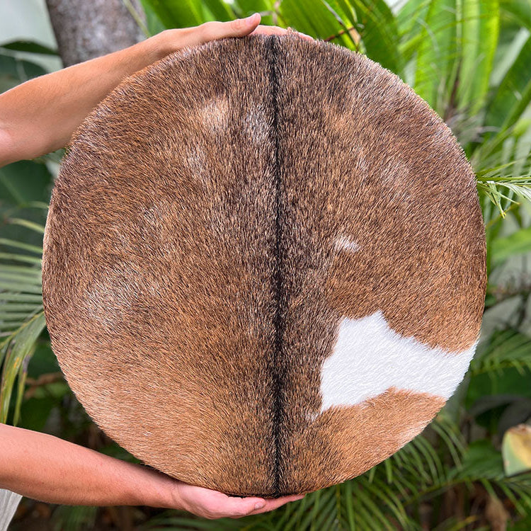Natural goat skin Shaman Drum with warm, full tone