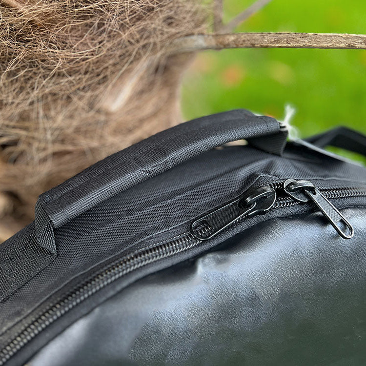 LIDAH SHamanic Drum Bag closeup of a handle
