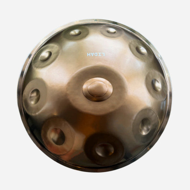 LIDAH® Stainless Handpan producing crisp, sustained resonance